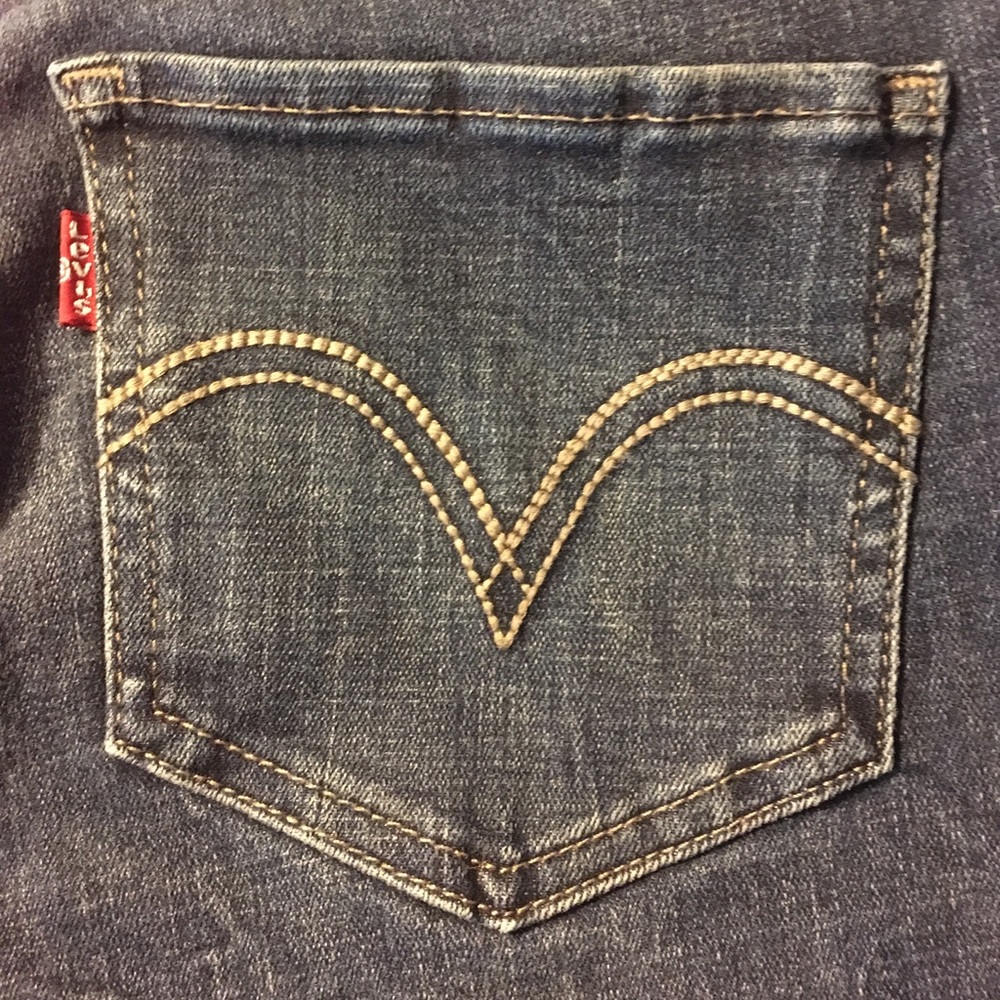 Levi’s 524 Skinny Unfinished Hem Jean